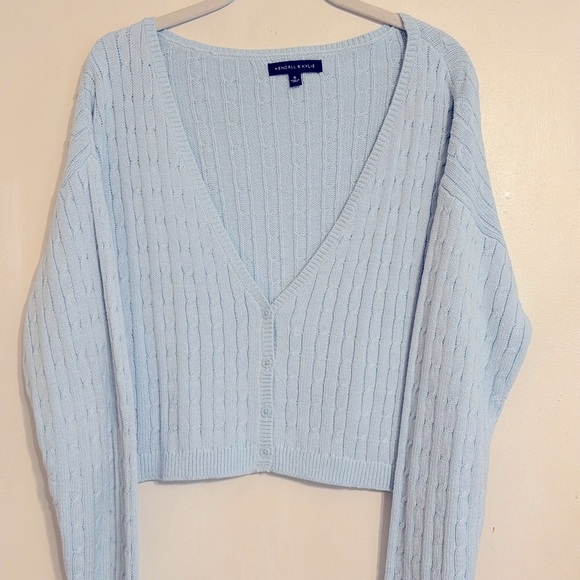 Kendall & Kylie Sweaters - Kendall and Kylie Blue Cardigan